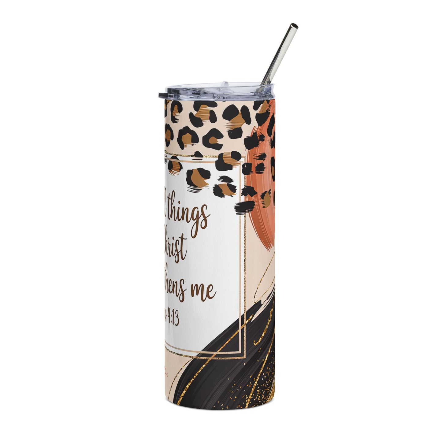 I Can Do All Things Stainless Steel Tumbler 20oz Christian Travel Mug