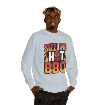 Sizzling Hot BBQ Sweatshirt — Grilling Graphic Crewneck