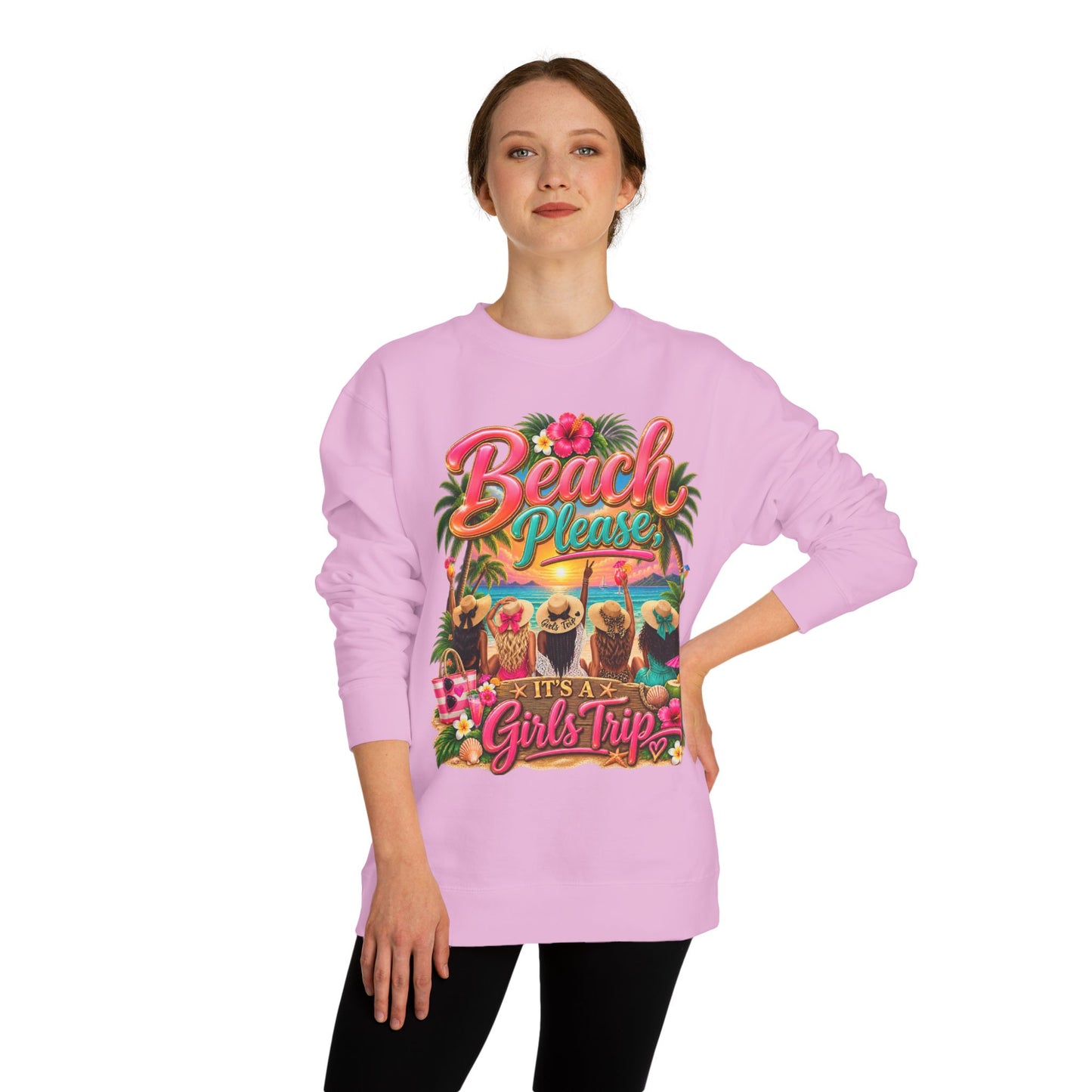 Beach Please Girls Trip Sweatshirt