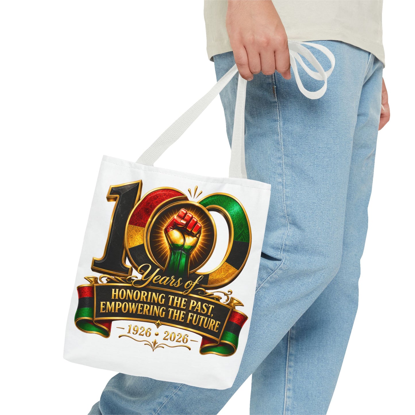 100 Years Commemorative Tote Bag — "Honoring the Past, Empowering the Future" (1926–2026)