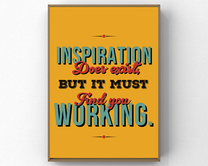 Work Motivation Quotes Wall Art | Inspirational Office Poster, Productivity &amp; Mindset Decor, Printable Motivational Wall Art