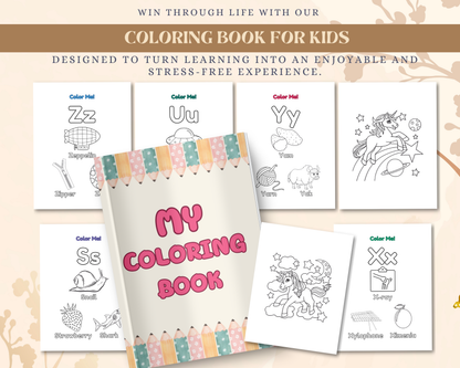 Coloring Book for Kids | Printable Fun Coloring Pages for Creativity & Early Learning