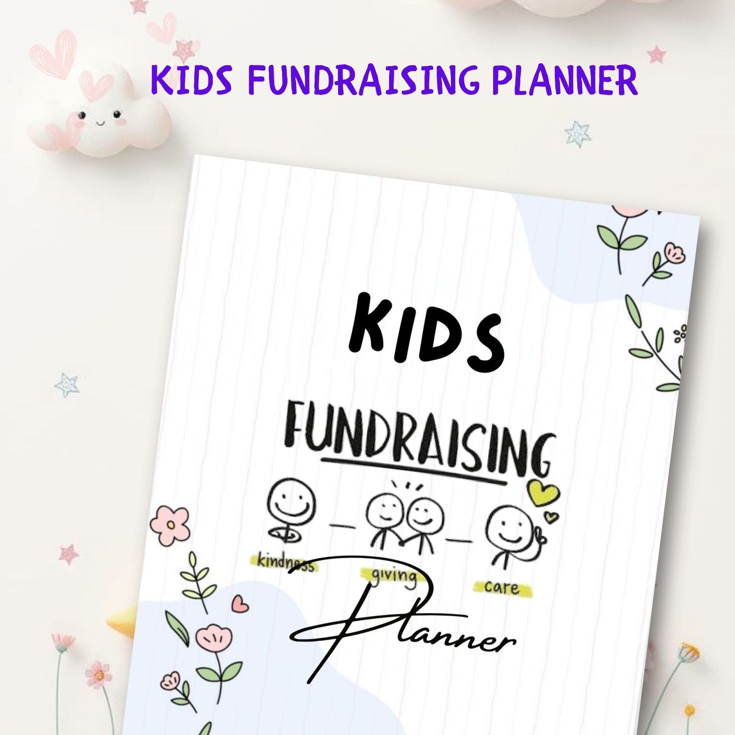 Kids Fundraising Planner Printable | Goal Setting & Event Organizer for Children