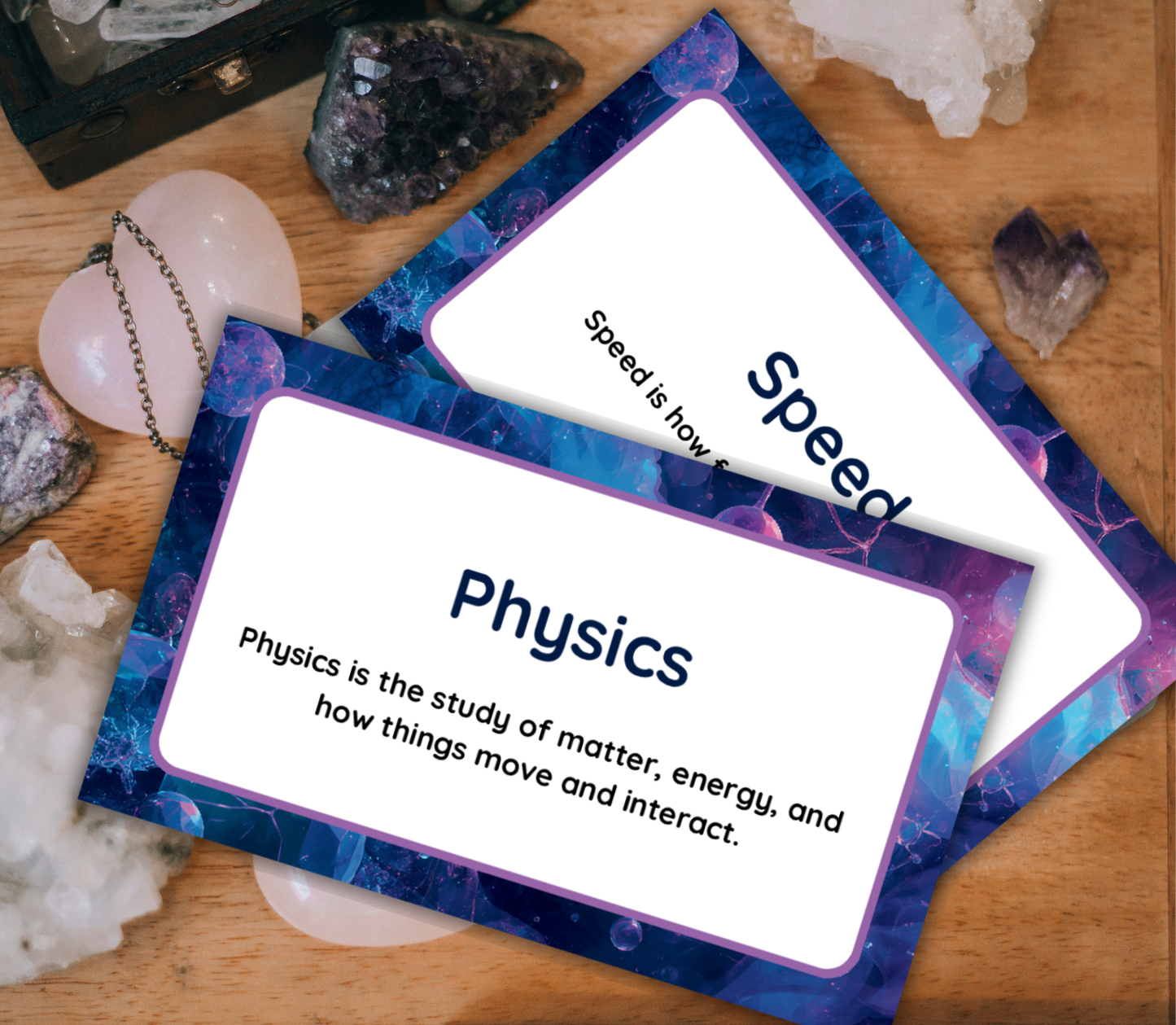 Science Series Flashcards Bundle | Printable Biology, Chemistry & Physics Study Cards PDF