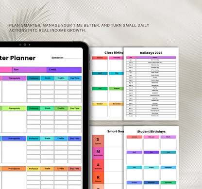 Teacher Planner | Lesson Planning & Classroom Organization PDF