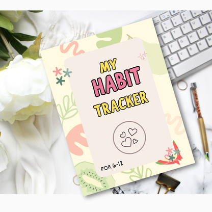 Habit Tracker PDF | Daily, Weekly &amp; Monthly Goal Planner, Productivity Journal, Routine &amp; Self-Improvement Tracker