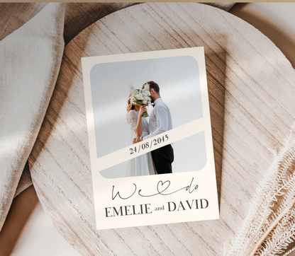 Minimalistic Wedding Invitation Template | Elegant Editable Canva Wedding Invite Design Printable & Digital