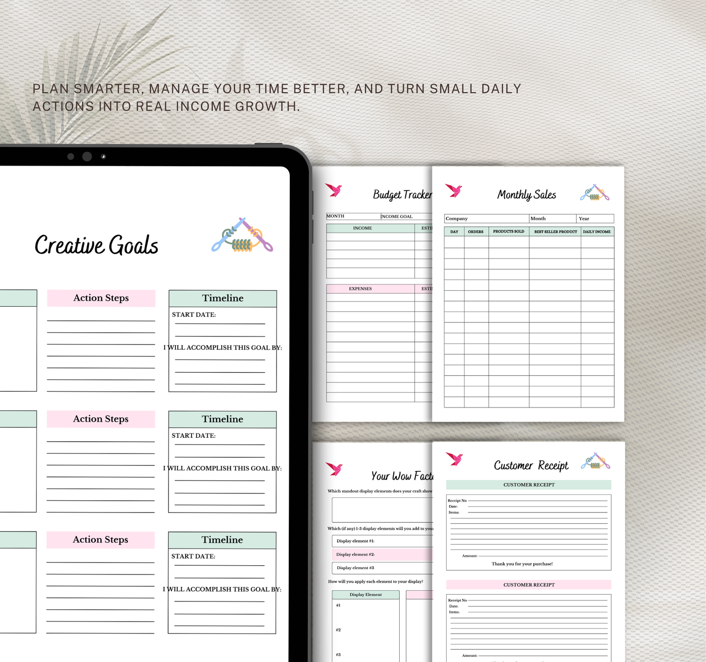 Print on Demand Planner | Ready to Print Planner Pages PDF for POD Business