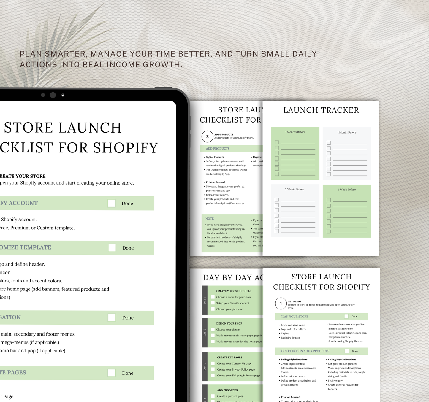 Shopify Business Planner | Editable Canva eCommerce Strategy & Store Growth Digital Planner