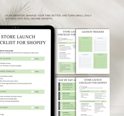 Shopify Business Planner | Editable Canva eCommerce Strategy & Store Growth Digital Planner