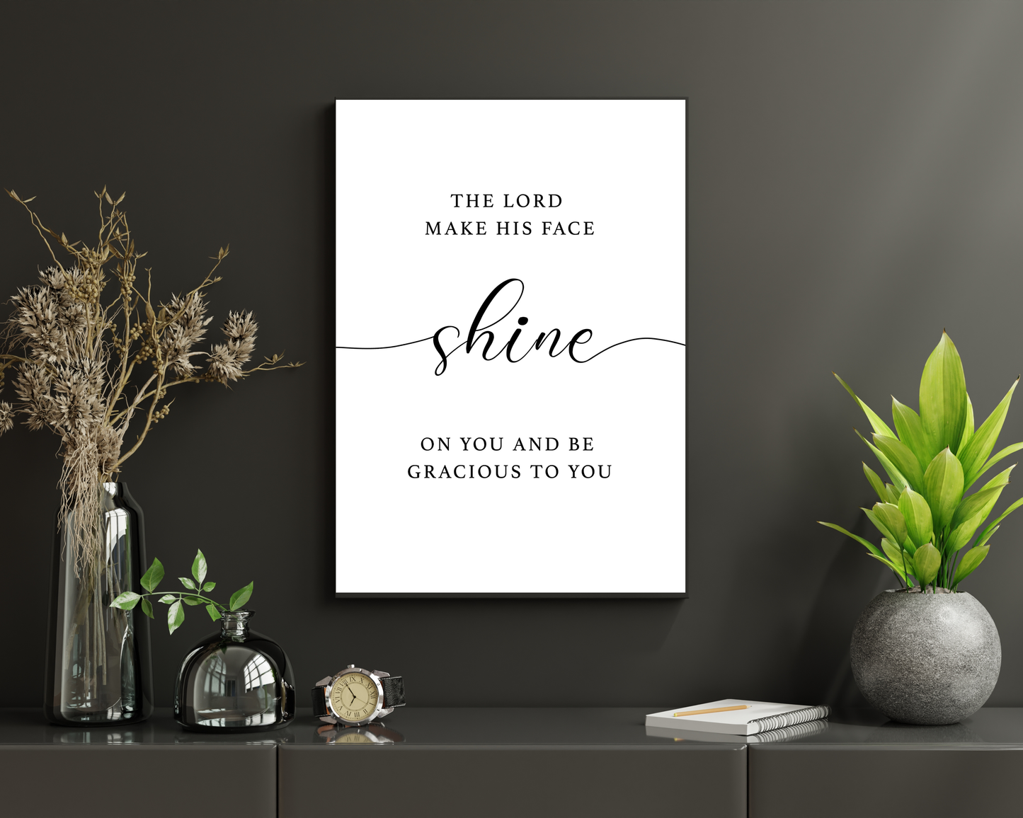 Bible Quote Wall Art Set of 3 | Christian Printable Scripture Wall Decor, Minimalist Faith Home & Bedroom Art