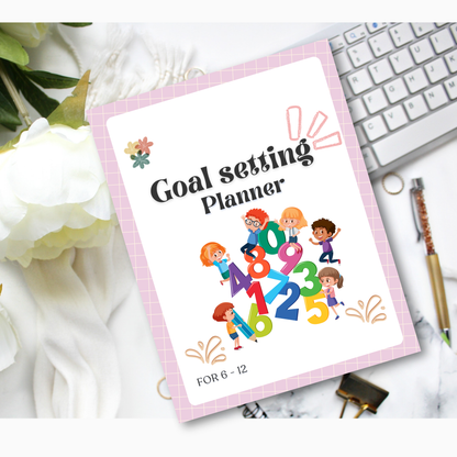 Goal Setting Planner PDF | Daily, Weekly &amp; Monthly Planner, Productivity Journal, Goal Tracker &amp; Personal Development Workbook