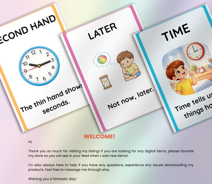 Kids Time Management Mega Bundle | Printable Flashcards for Routine, Productivity & Daily Habits