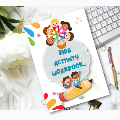 Kids Activity Workbook PDF | Fun Learning Activities, Coloring Pages, Puzzles, Educational Worksheets for Kids