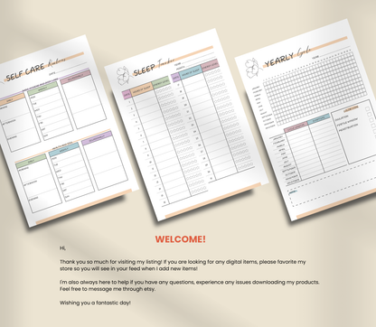 ADHD Busy Mom Planner | Printable Daily Organizer & Productivity Tracker