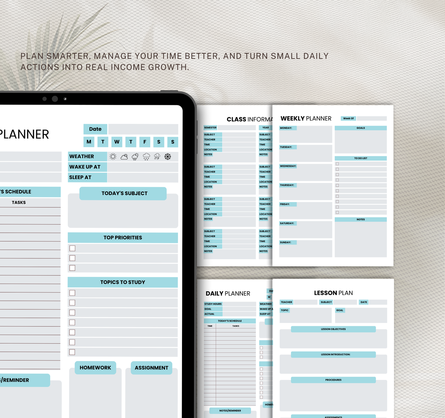 Student Planner | Academic & Study Organizer Digital Planner