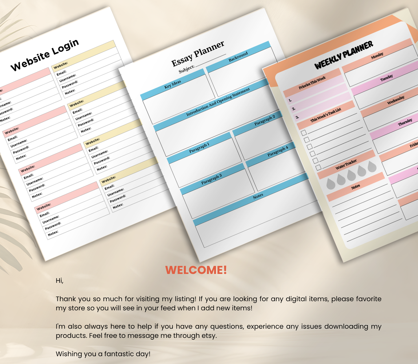 School PLR Bundle | Editable Canva Classroom & Student Resources Templates for Teachers