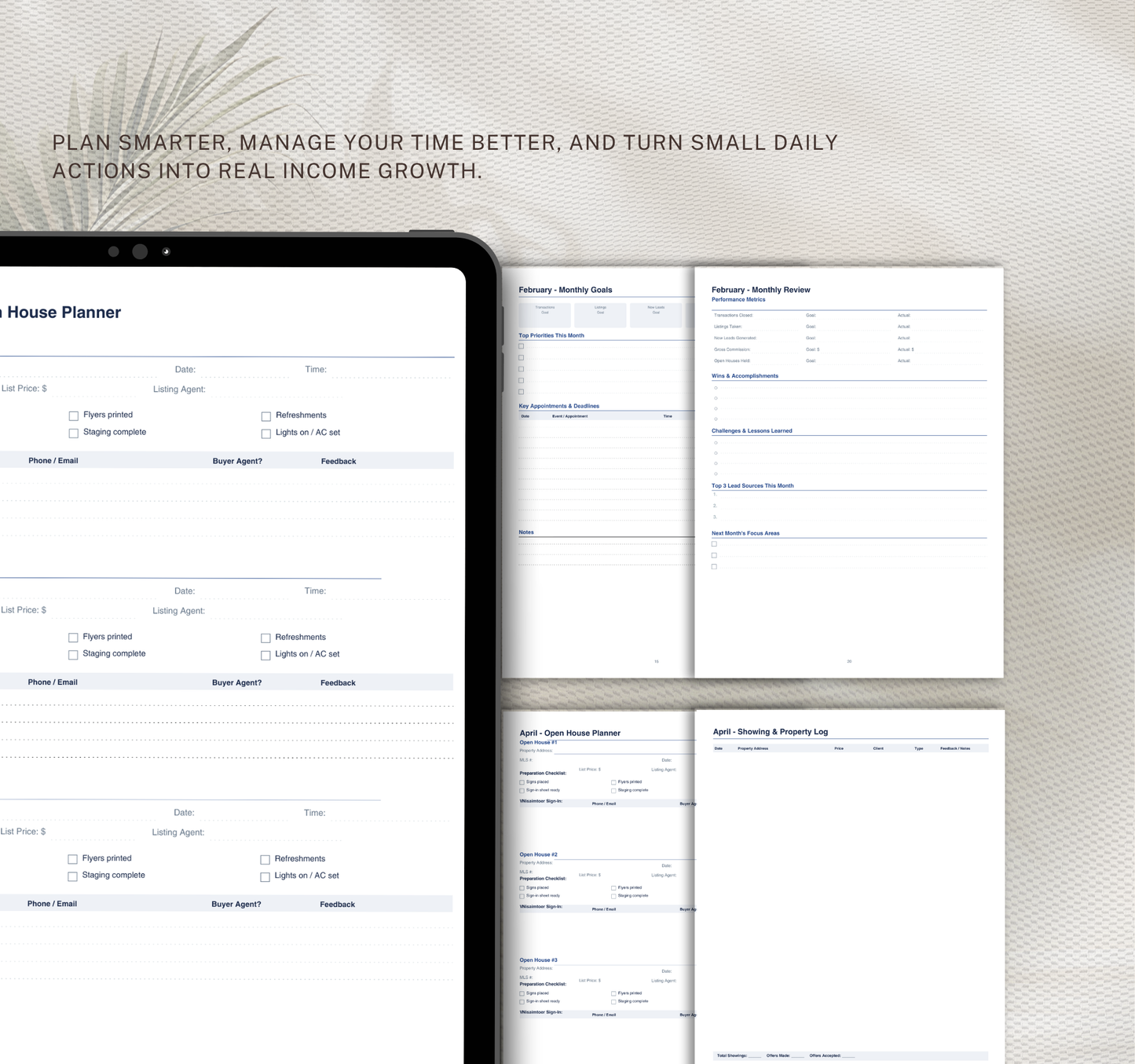 Real Estate Planner | Property Management & Investment Digital Planner