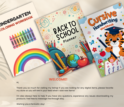 Kids Activity PLR Bundle | Editable Canva Printable Worksheets & Learning Games for Children