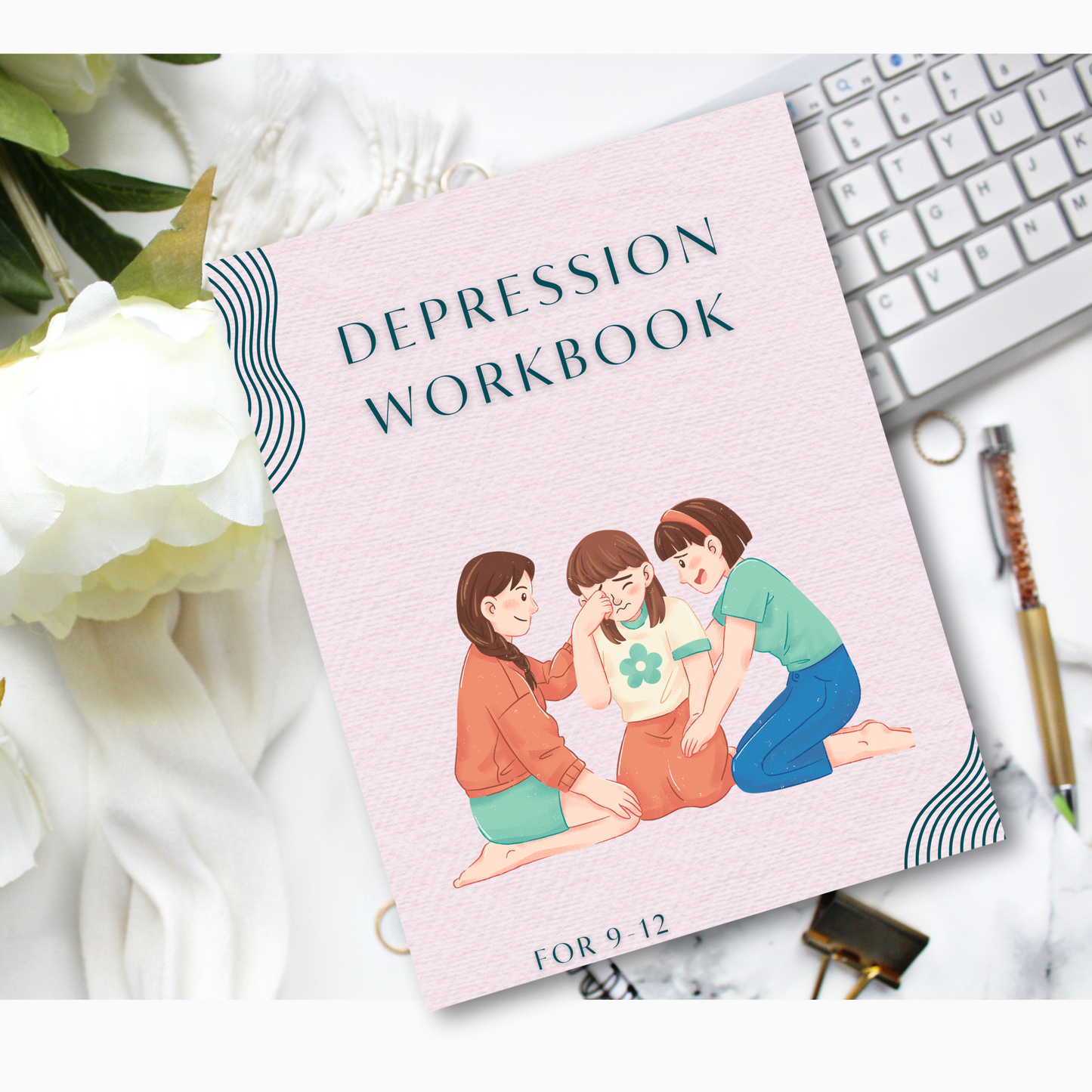Depression Workbook PDF | Mental Health Journal, CBT Exercises, Mood Tracker &amp; Self-Help Therapy Guide
