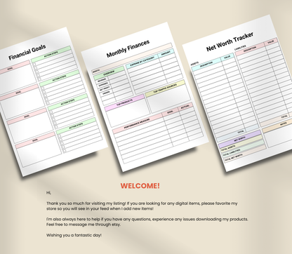 Neurodivergent Budget Planner | Printable Money & Expense Organizer
