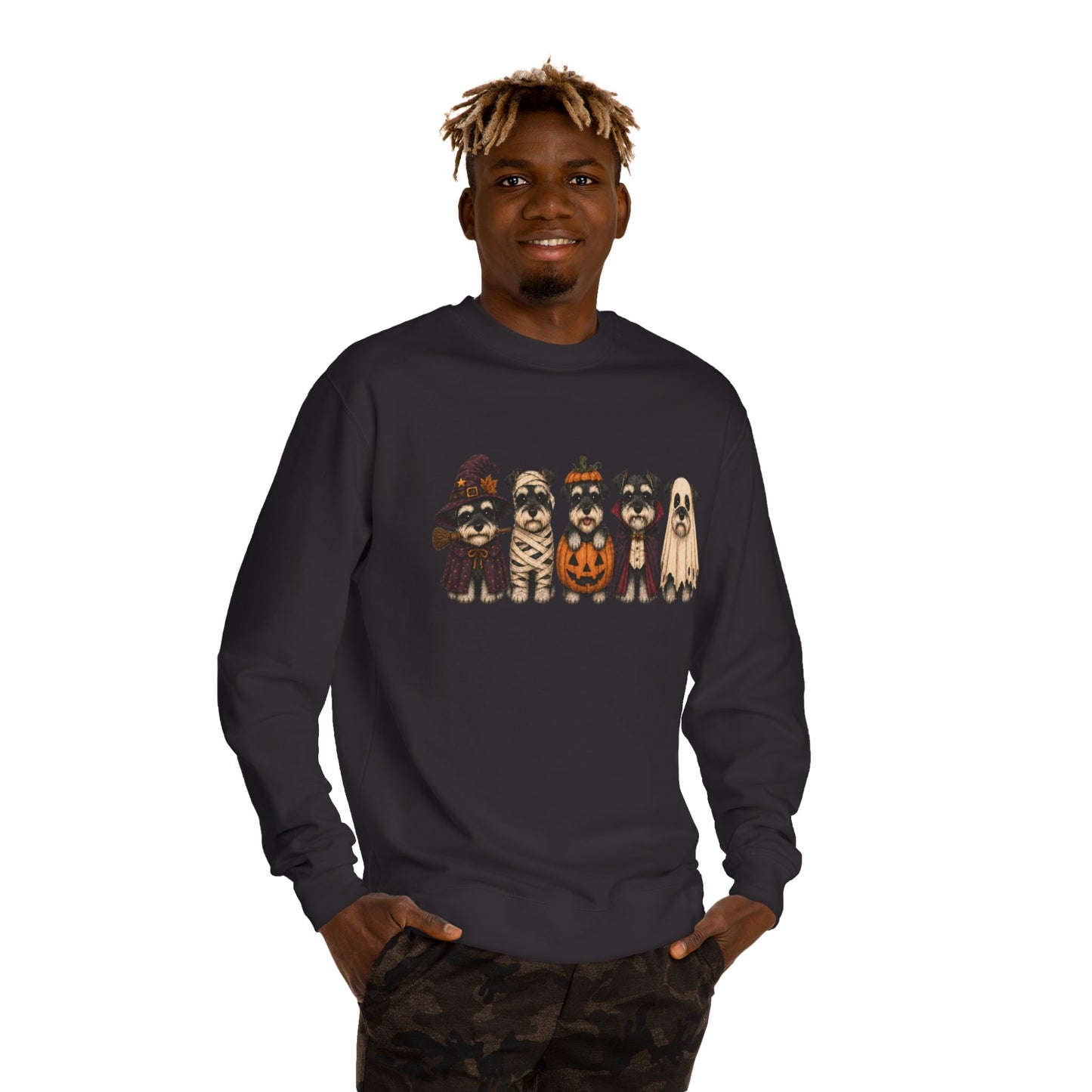 Halloween Pug Costume Sweatshirt – Cute Pugs in Witch, Mummy, Pumpkin & Ghost Outfits