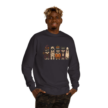 Halloween Pug Costume Sweatshirt – Cute Pugs in Witch, Mummy, Pumpkin & Ghost Outfits