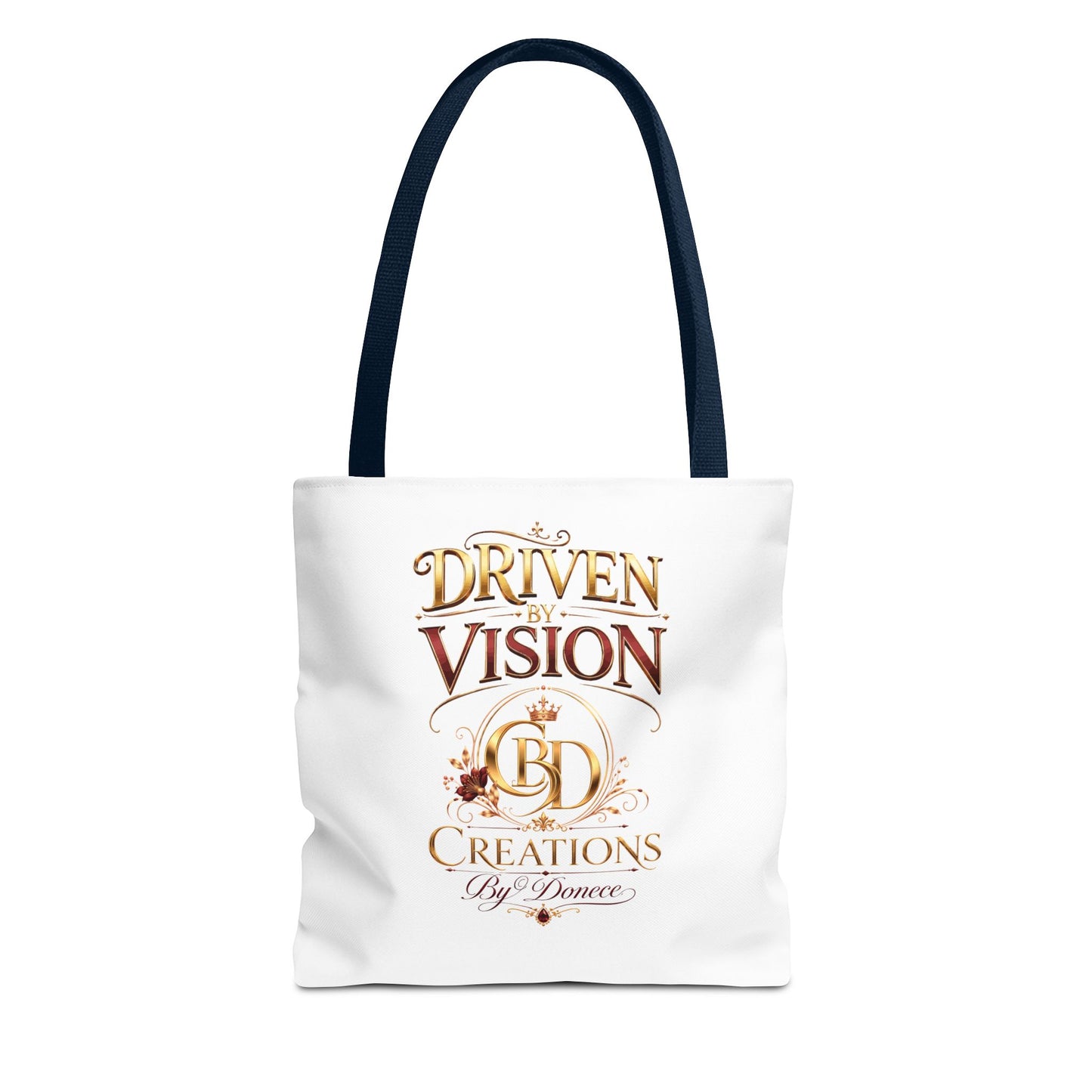 Driven by Vision Tote Bag — Branded BD Creations All-Over Print Tote