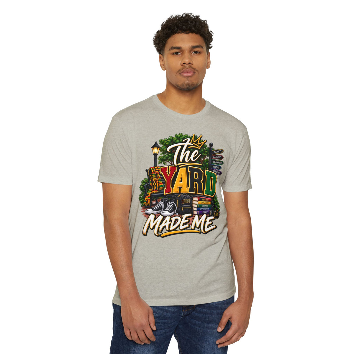 The Yard Made Me T-Shirt — Retro Urban Streetwear Tee