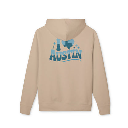 I Heart Austin Hoodie — Retro City Pride Pullover