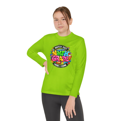 Ninth Grade Crewneck Long Sleeve — "Watch Out Ninth Grade Here I Come" Back-to-School Tee