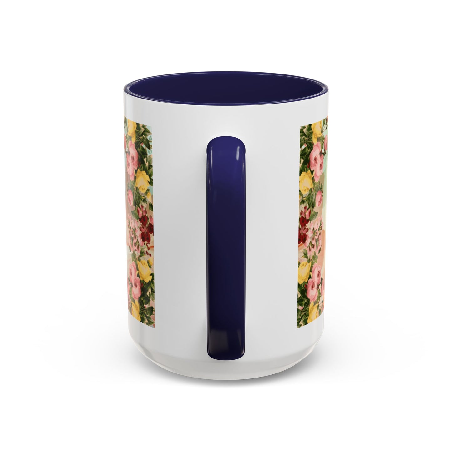 Mother’s Love Accent Coffee Mug – Floral Inspirational Gift (11/15 oz)