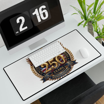 250th Anniversary USA Desk Mat — Patriotic Eagle Mousepad