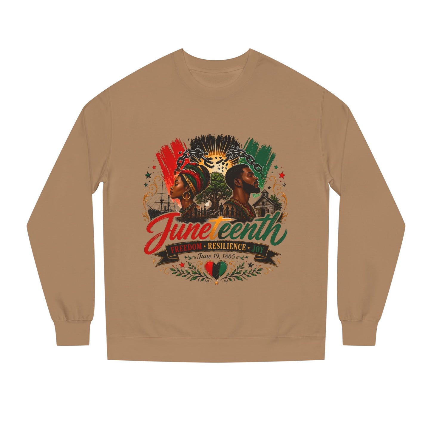 Juneteenth Sweatshirt — Juneteenth Proud Graphic Crewneck