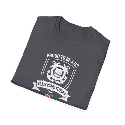Proud to Be a US Coast Guard Veteran T-Shirt