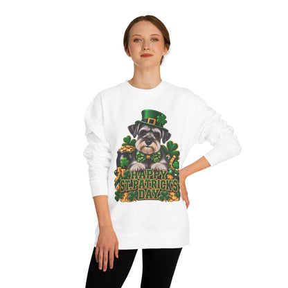 St. Patrick’s Day Schnauzer Sweatshirt — Happy St. Patrick’s Day Graphic