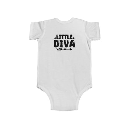 Little Diva Infant Bodysuit — Cute Baby Onesie for Newborns & Baby Showers