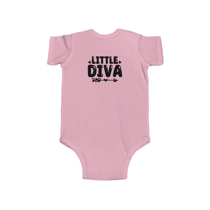 Little Diva Infant Bodysuit — Cute Baby Onesie for Newborns & Baby Showers