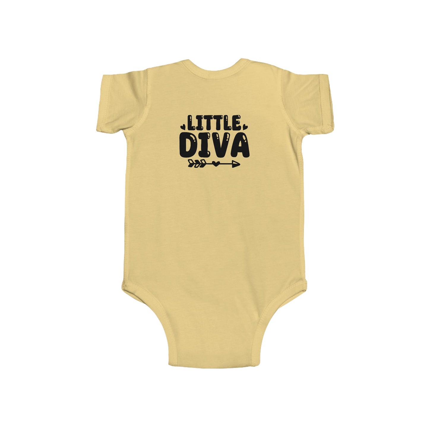 Little Diva Infant Bodysuit — Cute Baby Onesie for Newborns & Baby Showers