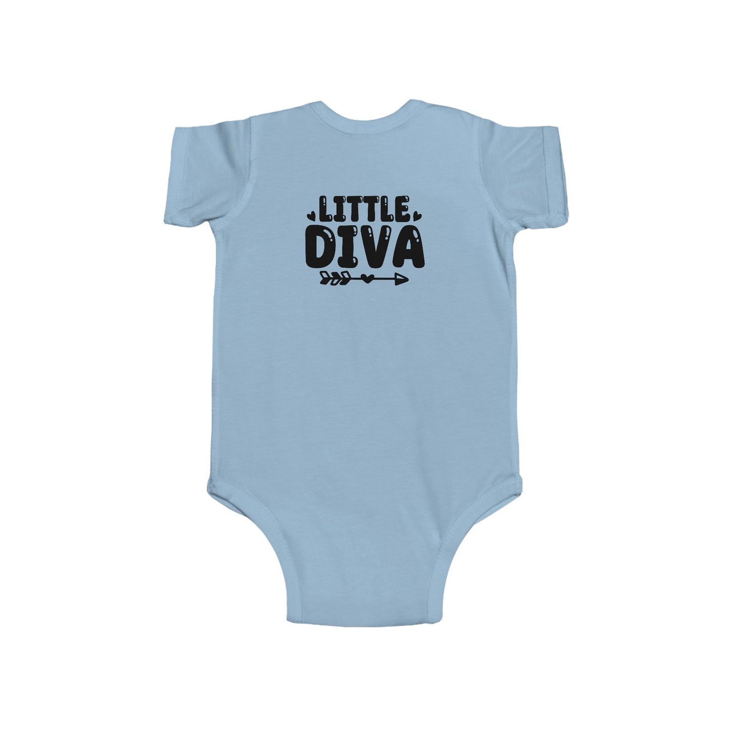 Little Diva Infant Bodysuit — Cute Baby Onesie for Newborns & Baby Showers