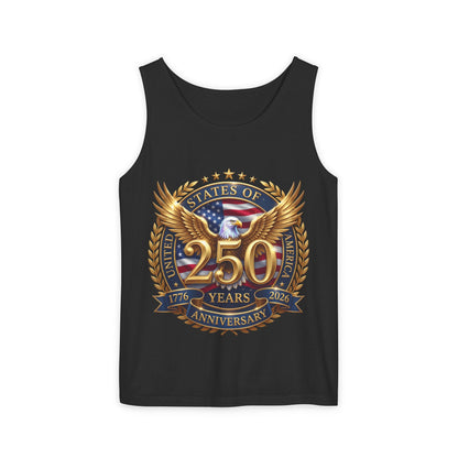 250 Years Anniversary Eagle Tank Top — United States Bicentennial Celebration Tee