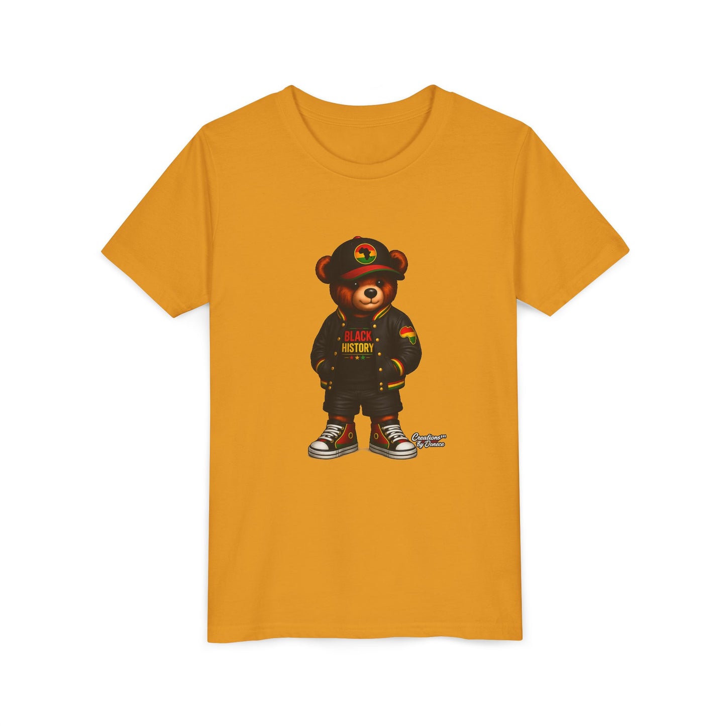 Kids 'Black History' Streetwear Bear Tee