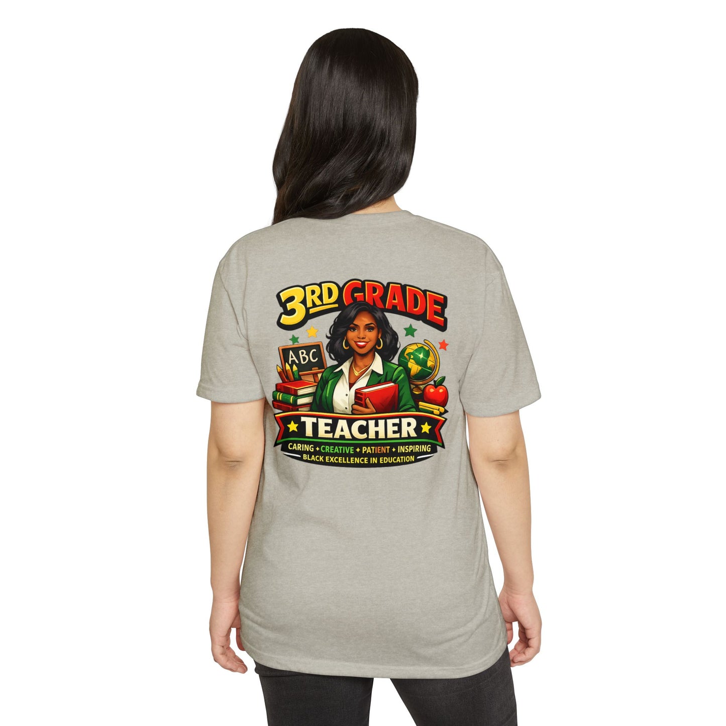 3rd Grade Teacher T‑Shirt – Black Excellence in Education Design