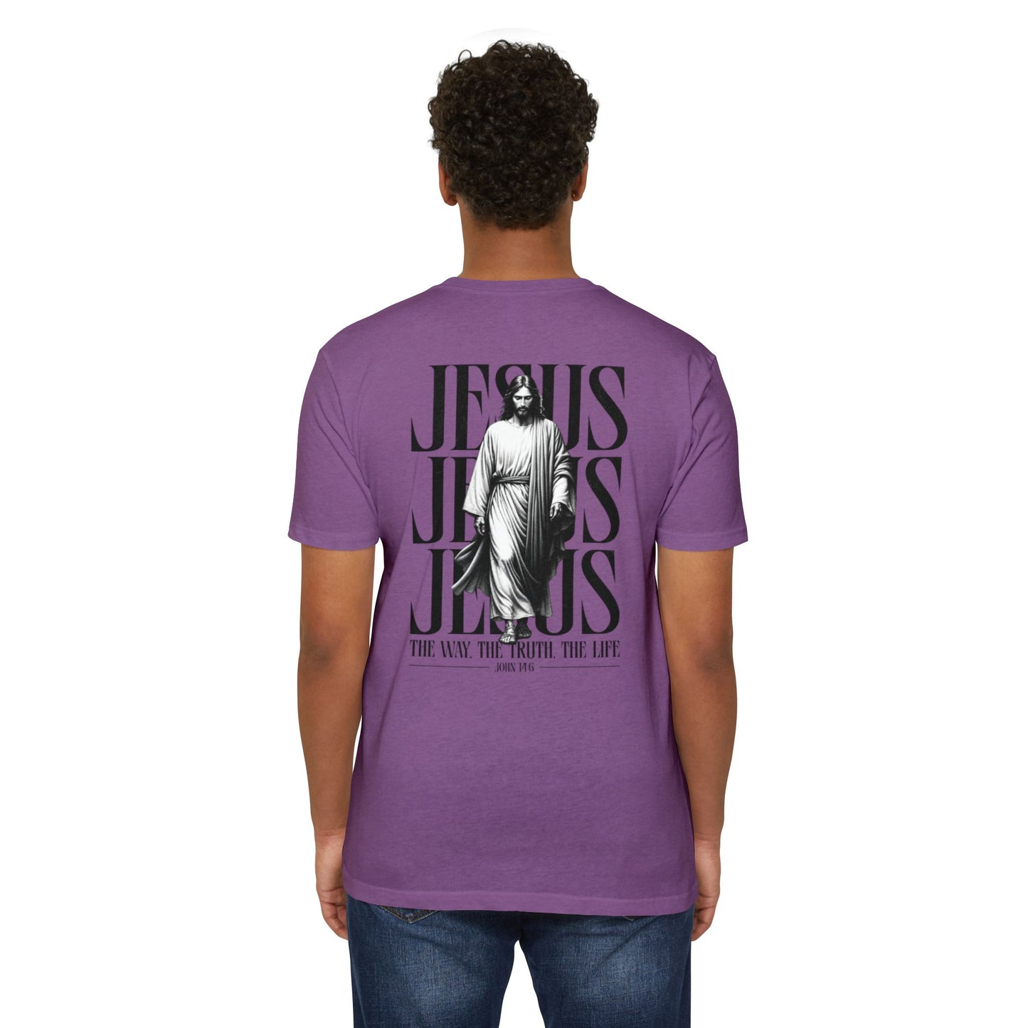 Jesus Graphic T‑Shirt — The Way The Truth The Life Faith Tee