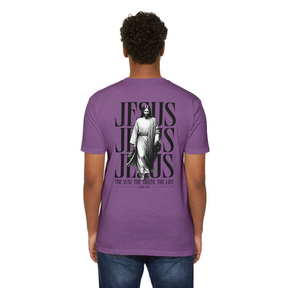 Jesus Graphic T‑Shirt — The Way The Truth The Life Faith Tee