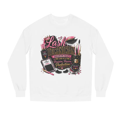 Lash Technician Crewneck Sweatshirt — Professional Eyelash Artist Apparel