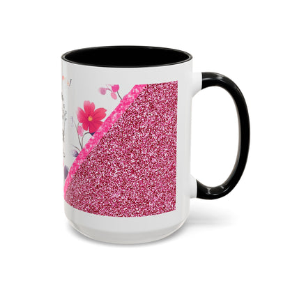 Mom Forever Coffee Mug — "Where Love Always Shines and Truly Never Ends" Floral Accent