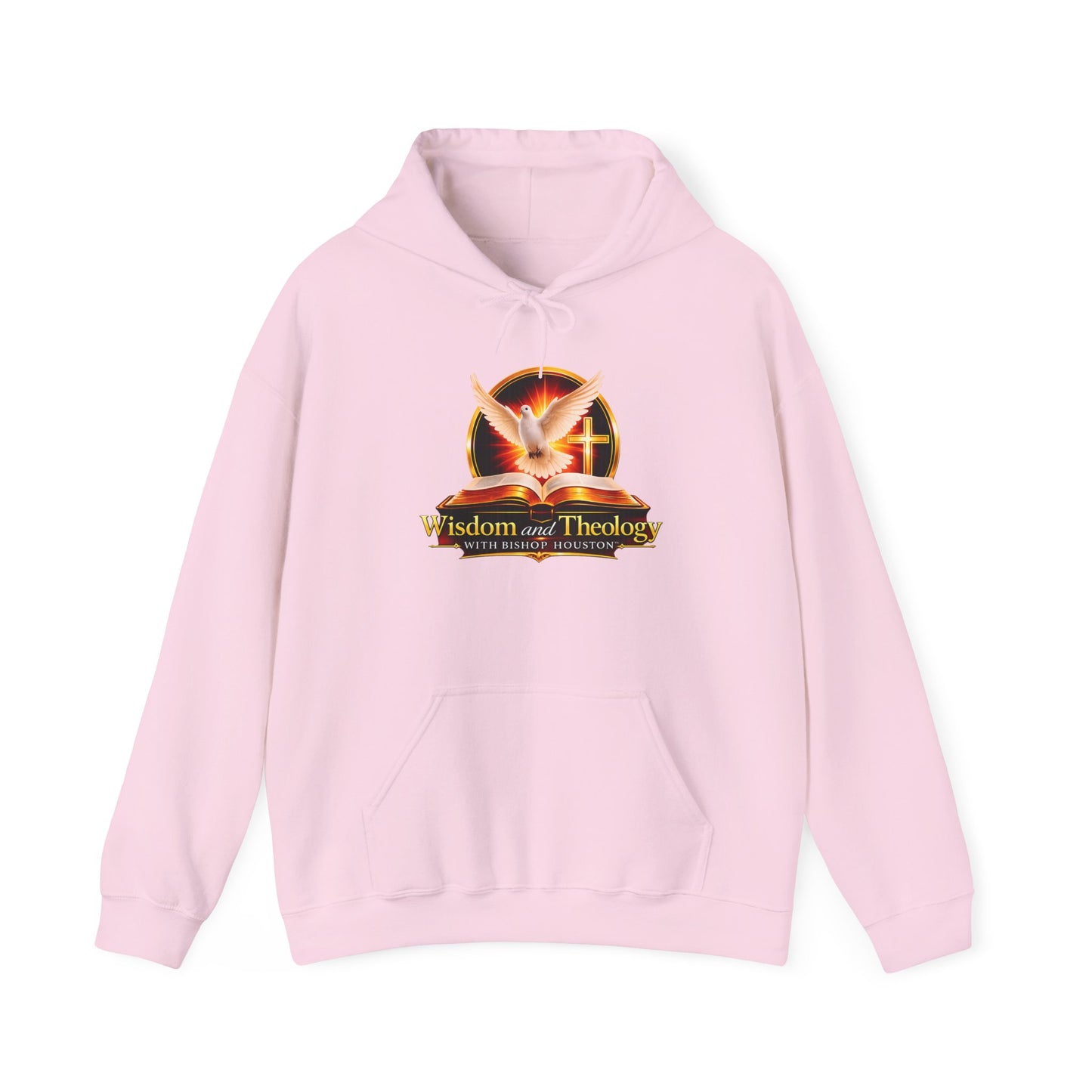 Wisdom and Theology Hoodie – Dove & Book Christian Faith Sweatshirt
