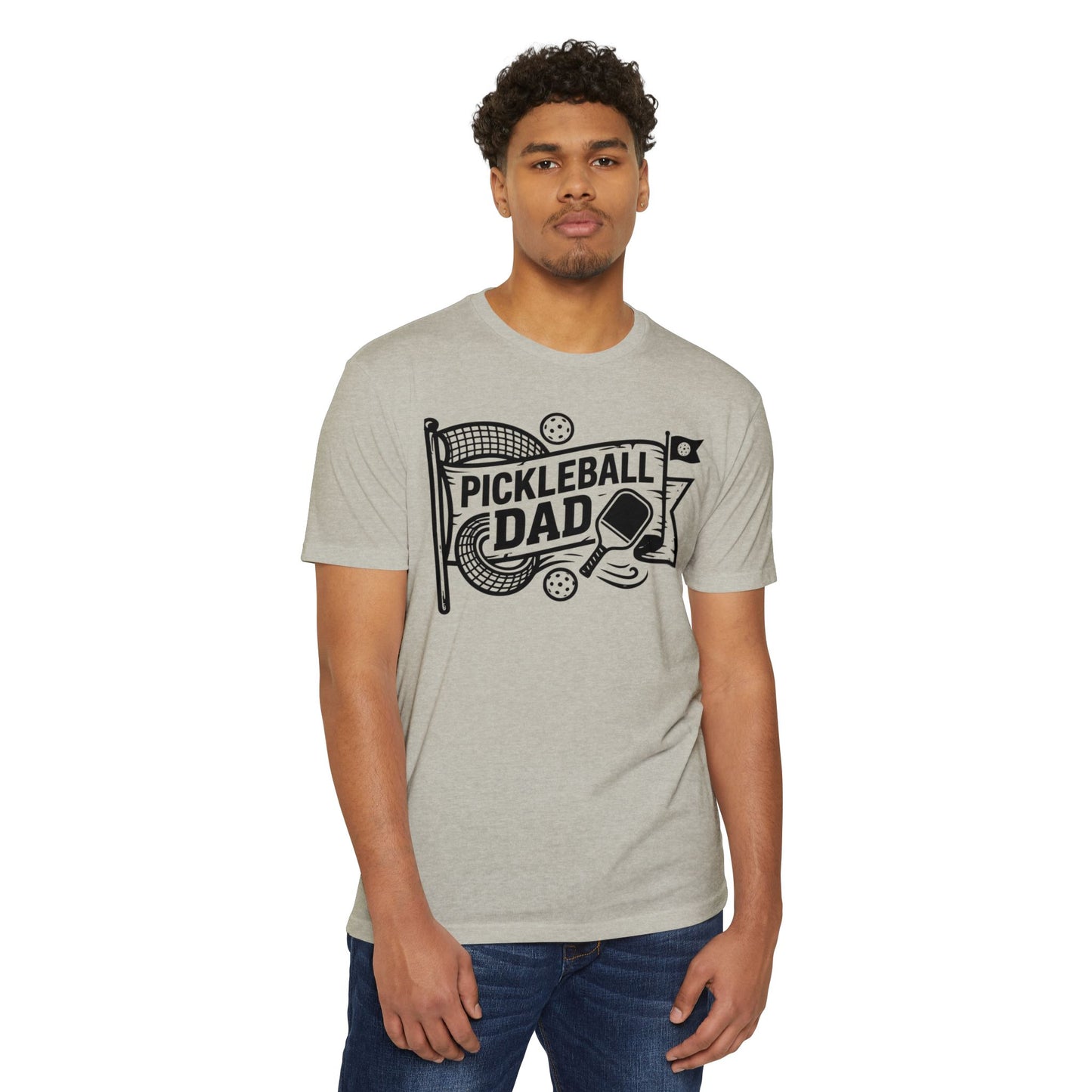 Pickleball Dad T‑Shirt — Vintage Pickleball Design for Dads