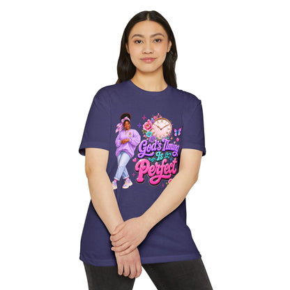 God's Timing Is Perfect T-Shirt — Faith-Inspired Inspirational Tee